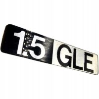 Emblemat znaczek Polonez 1.5 GLI aluminium nowy