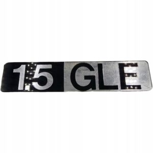 Emblemat znaczek Polonez 1.5 GLI aluminium nowy - obrazek 2