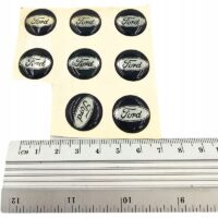 FORD EMBLEMAT PILOTA 14mm KLUCZYK ZNACZEK NAKLEJKA