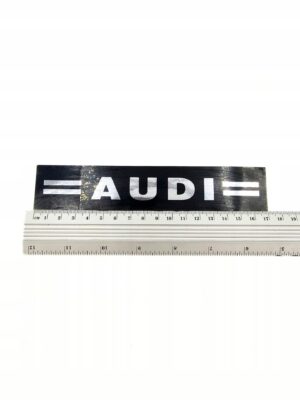 Nalepka winylowa AUDI czarna chrom - obrazek 2