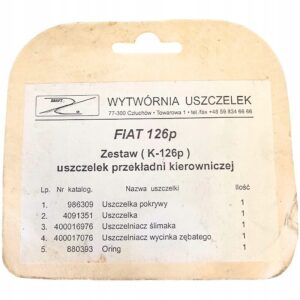 Kreft 801.970.00 zestaw uszczelki przekładni kierowniczej - obrazek 2