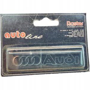 AUDI NAKLEJKA WYPUKŁA RETRO 90x20MM