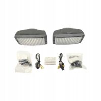 Halogeny reflektory Fiat 126p/Polonez H3 12/24 V 138-78-68 mm (2 szt.)